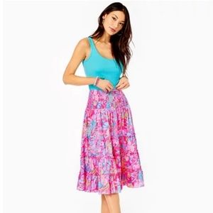 NWT Deavan Midi Skirt